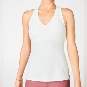 ❌Sold❌ Fabletics Built-In Bra Sports Tank - Porcelain